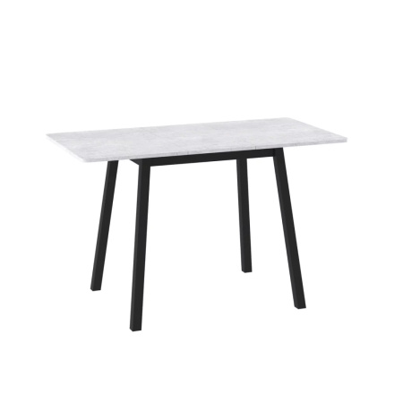 Стол TIRK RADIAL-94, раздвижной 94(126)х64, СЕРЫЙ СЛАНЕЦ/ЧЕРНЫЙ TIRK RADIAL 94